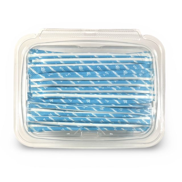 Powdered Candy Straws – Compare to Pixy Stix | 8 oz Tub, 100+ Straws | Blue Raspberry