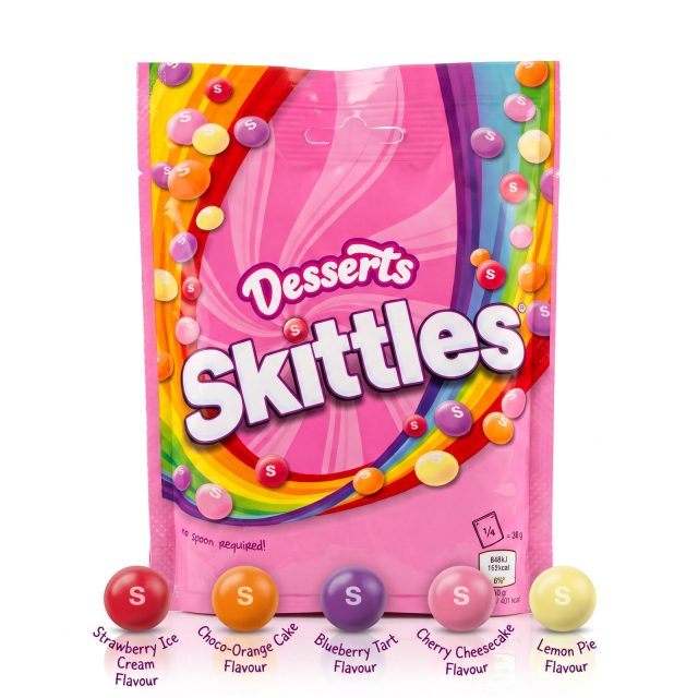 Skittles UK Imports, Desserts 152 gm Bag