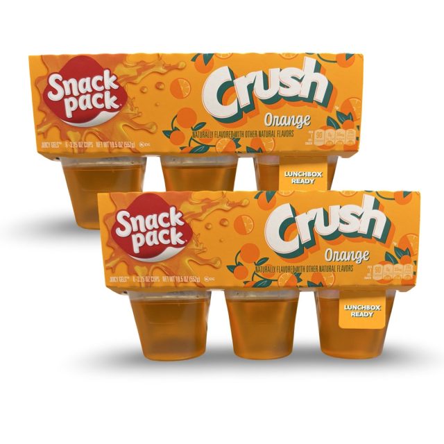 Snack Pack Special Edition Pudding Cups 12 Pack | Crush Orange Soda