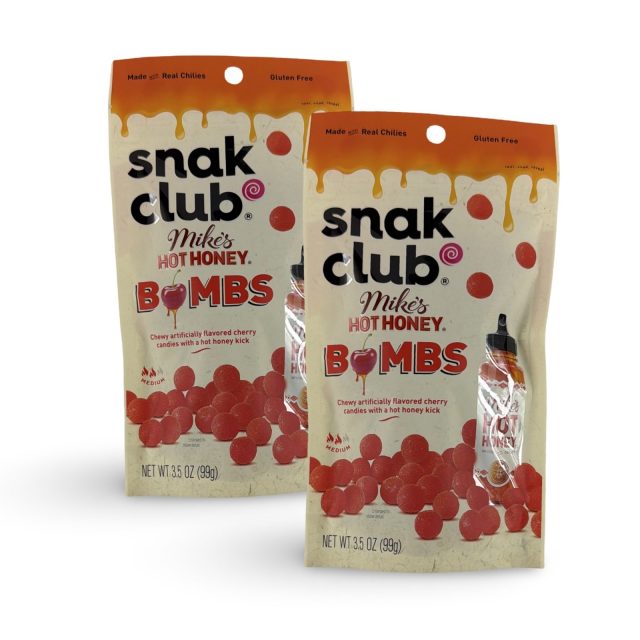 Snak Club Mike’s Hot Honey Flavored Candy – Cherry Bombs | 2 Pack