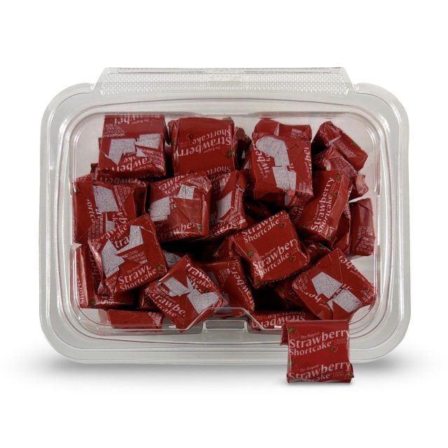 Stichler Classic Chews Nostalgic Candy – 1 lb Tub | Strawberry Shortcake