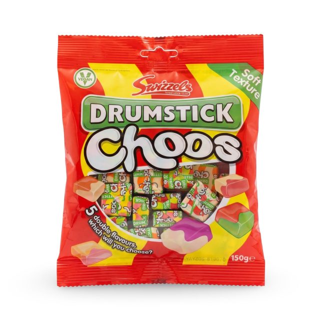 Swizzels Choos UK Imported Candy | Choos Drumstick 150g Bag