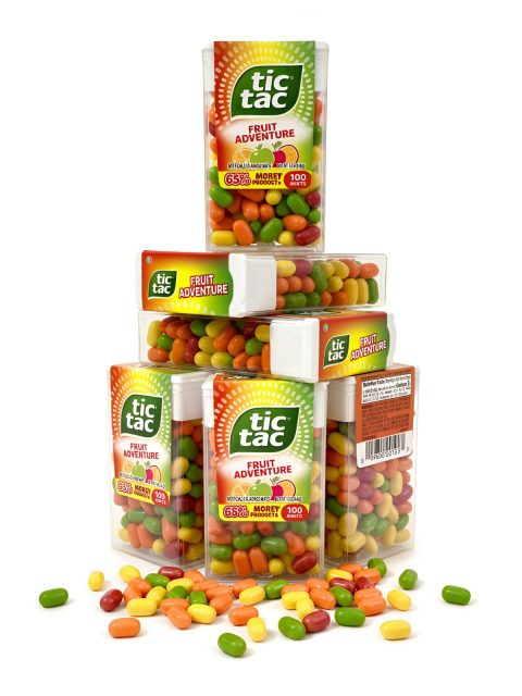 Tic Tac 100 Count Mint Packs – 6 Pack Bundle (600 Total Mints) | Fruit Adventure
