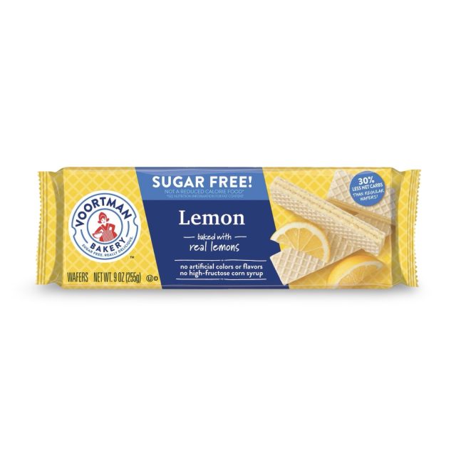 Voortman Sugar Free Wafers & Cookies – 3 Packs Per Order | Lemon Wafers
