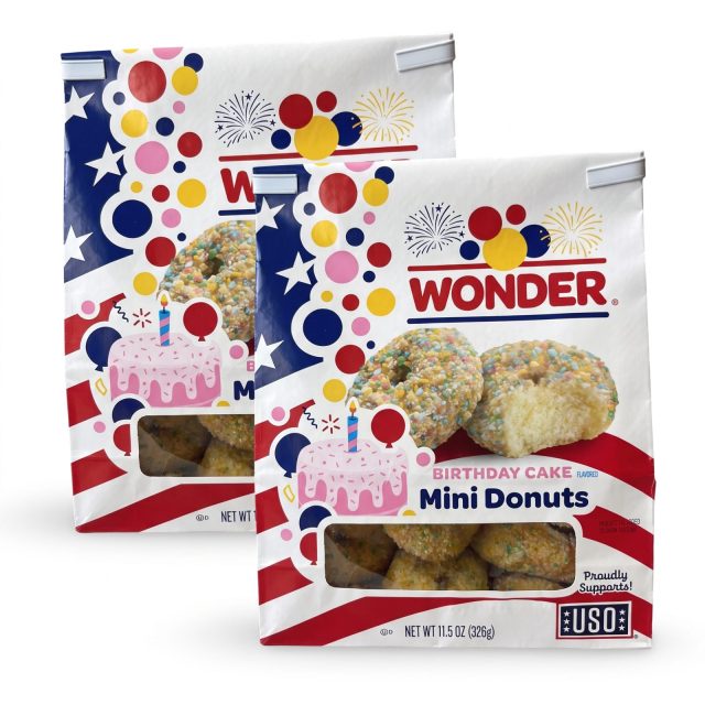Wonder Mini Donuts, 10 oz Bags | Birthday Cake (2 Bags)