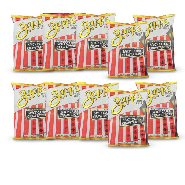 Zapp's Potato Chips 10 Pack – 1.5 oz Bags | Cajun Crawtator