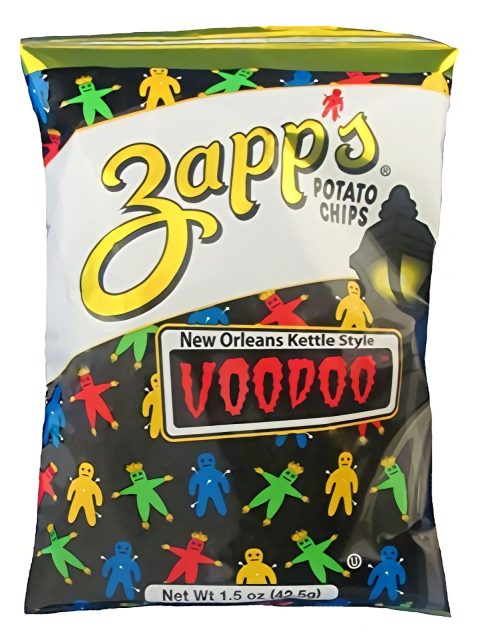 Zapp's New Orleans Kettle-Style Potato Chips, Voodoo Crunchy Chips | 30 Count
